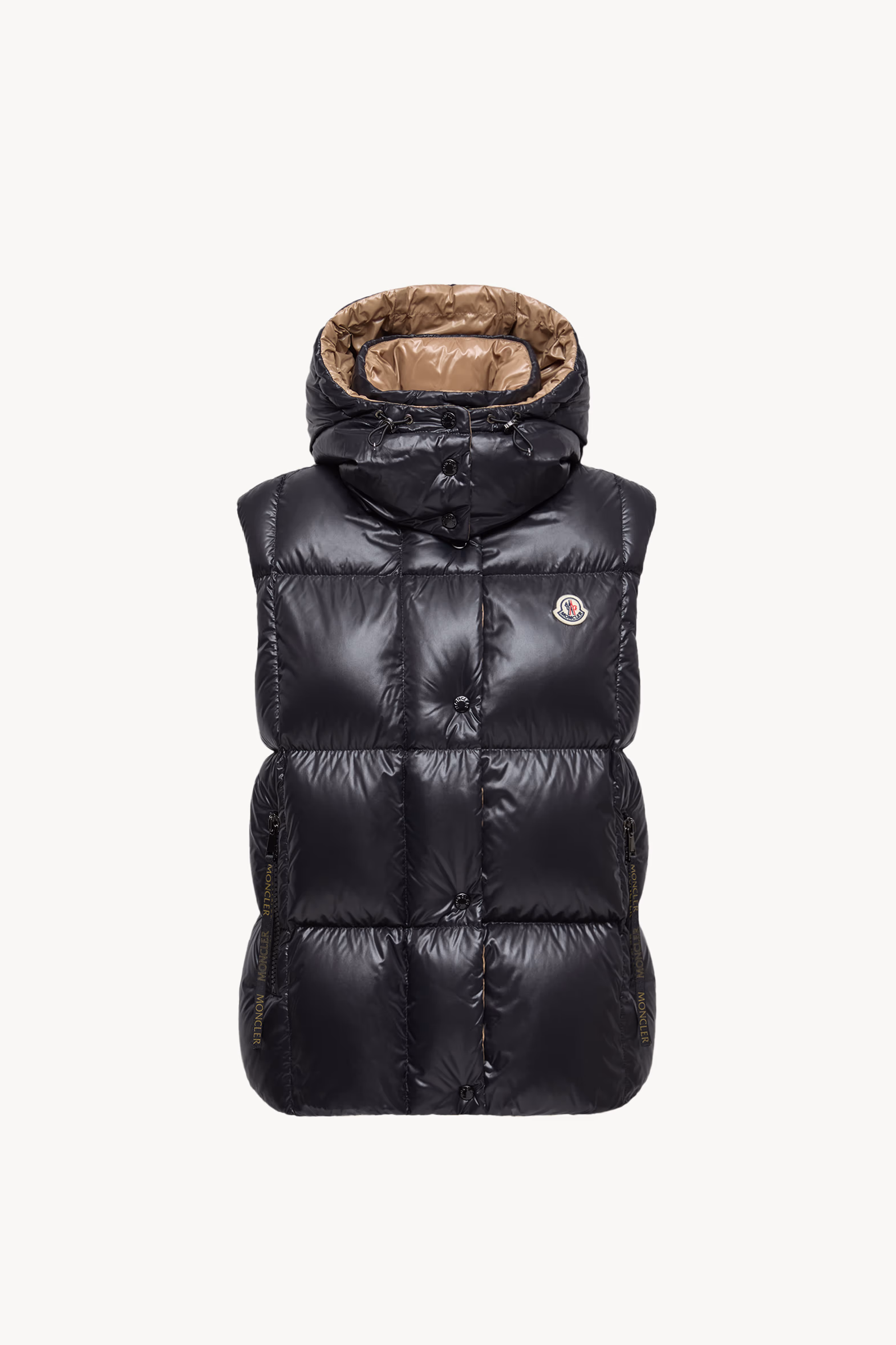 Luzule Hooded Down Vest Women Black Moncler 2
